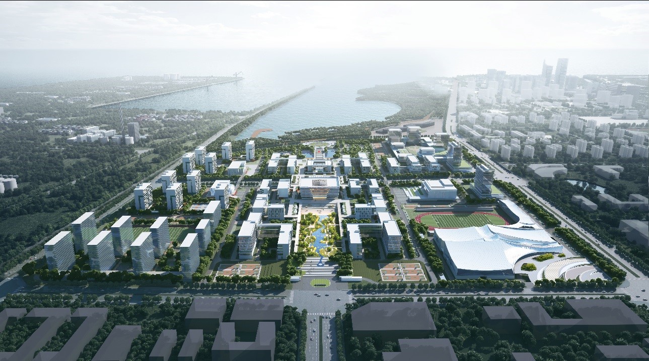 烟台大学开发区科教园区建设效果图 烟台大学开发区科教园区建设效果图